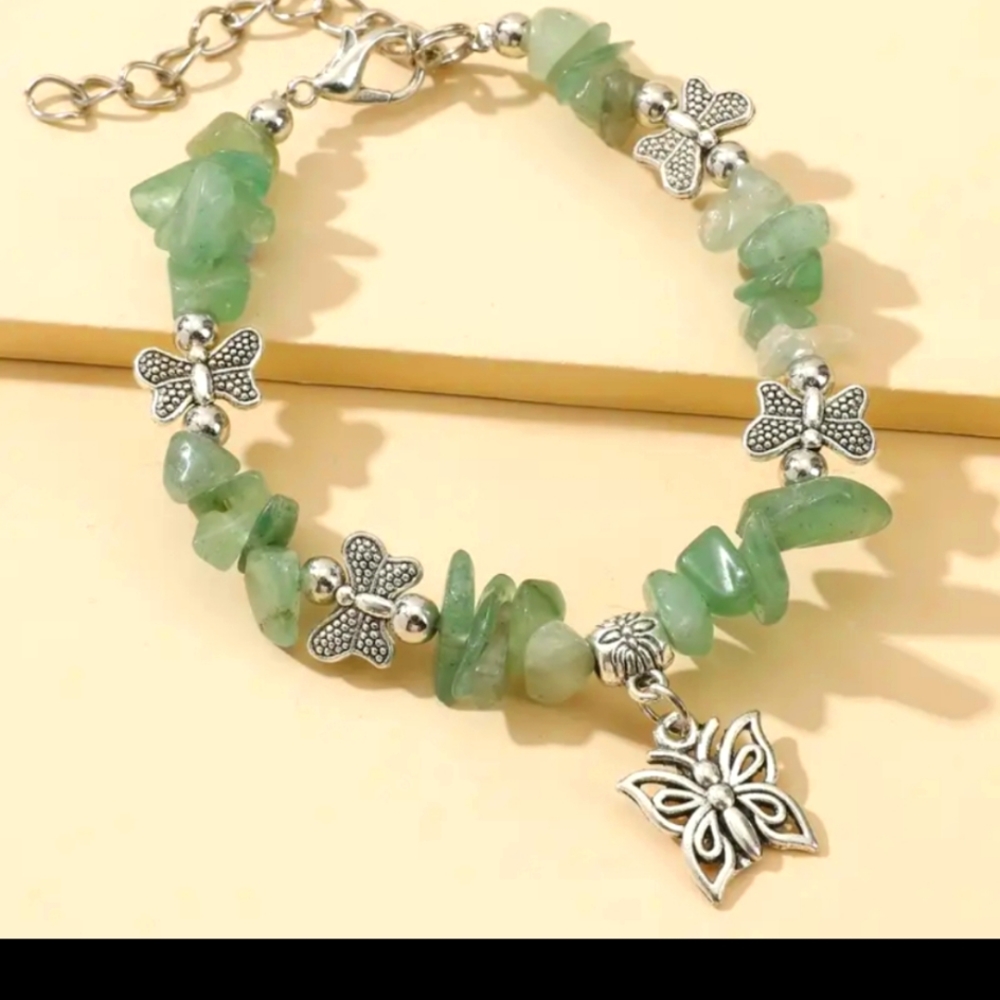 NWT NATURAL GEMSTONE BRACELET